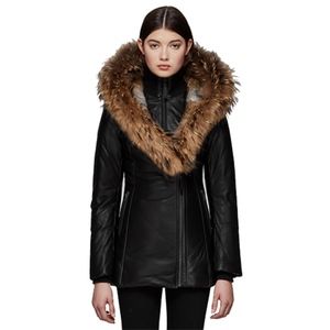 Mackage Ingrid Leather Puffer XS